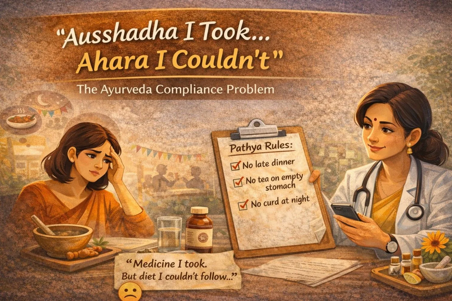 Aushadha I Took Ahara I Couldn’t: The Ayurveda Compliance Problem - Dr. Notes