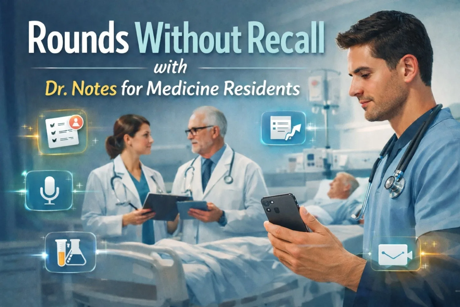 Rounds Without Recall with Dr. Notes for Medicine Residents - Dr. Notes