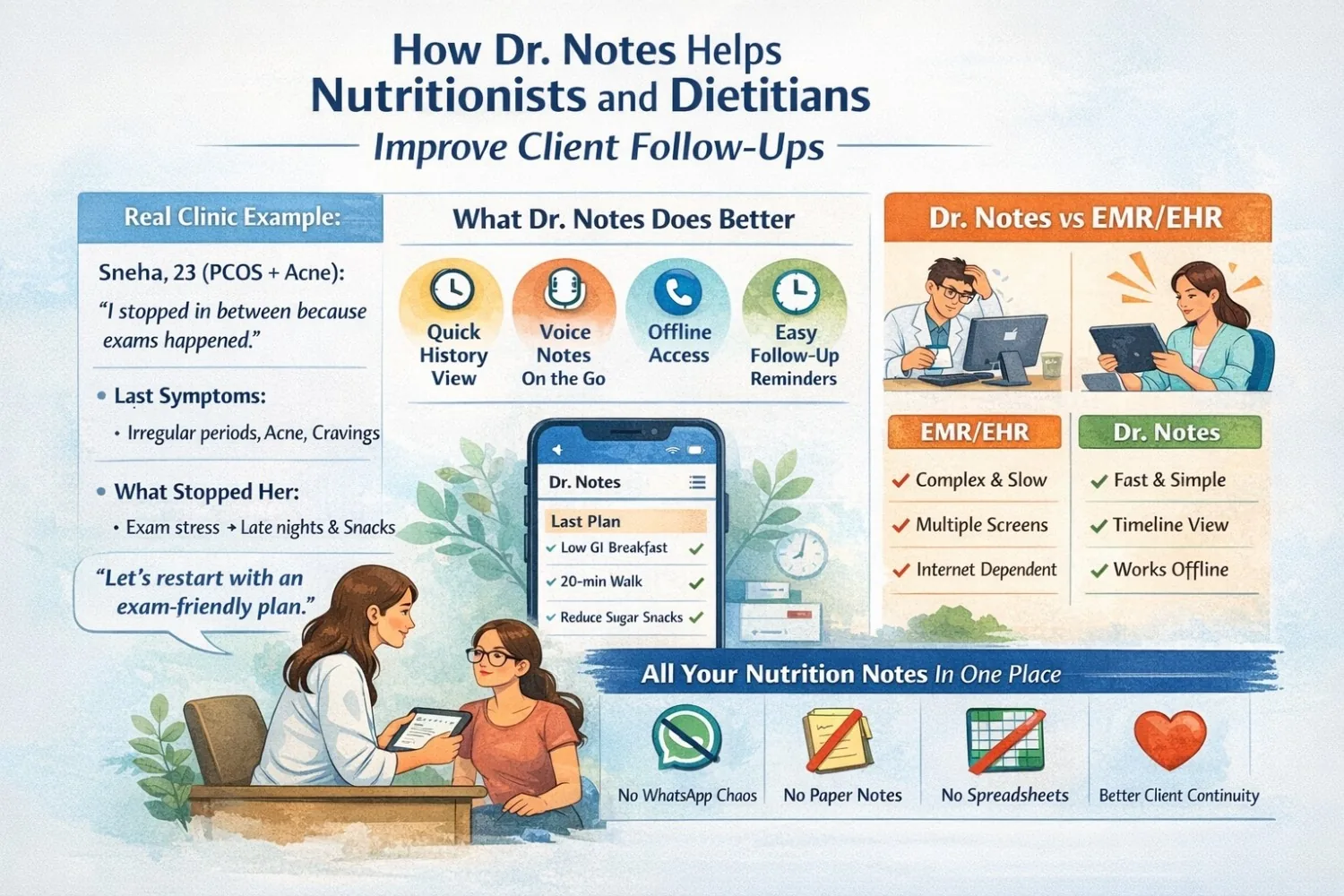 How Dr. Notes Helps Nutritionists and Dietitians Improve Follow-Ups - Dr. Notes