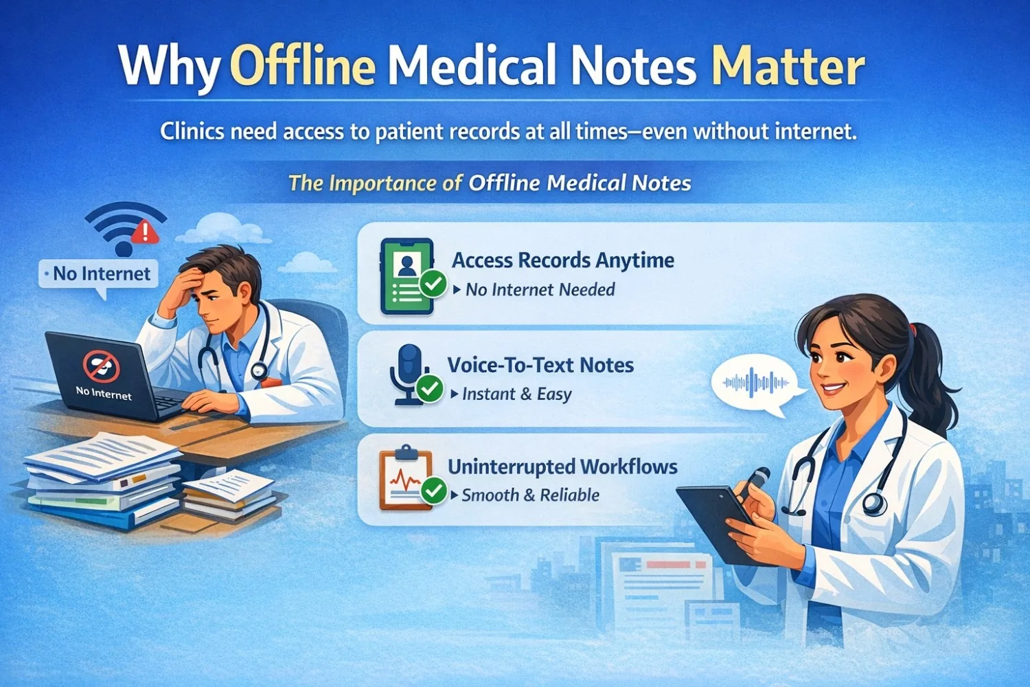 Why Offline Medical Notes Matter - Dr. Notes