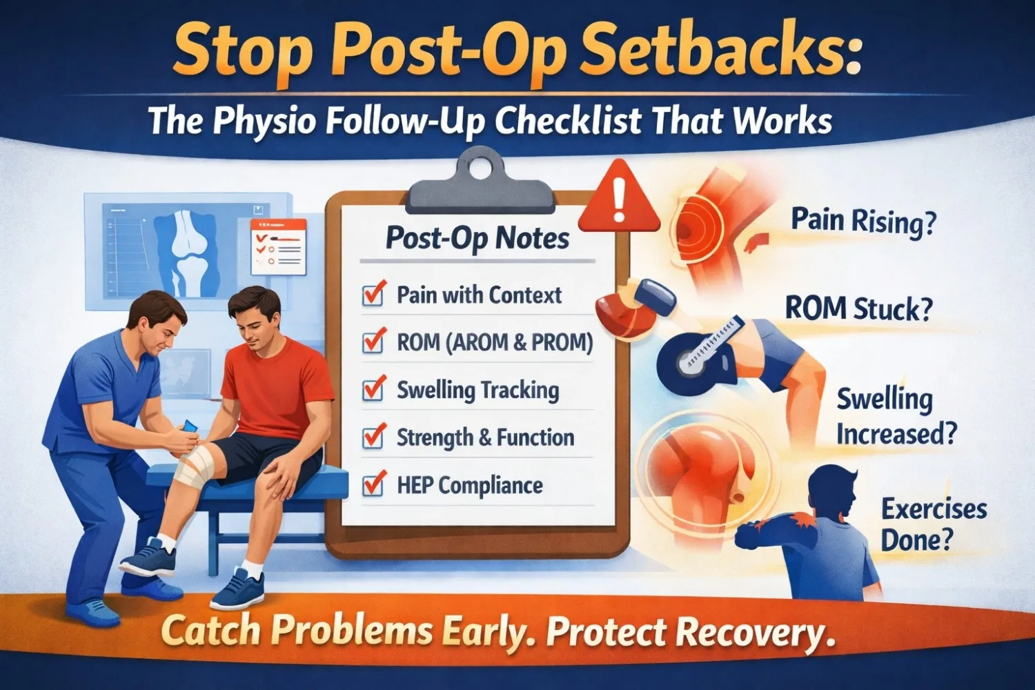 Stop Post-Op Setbacks: The Physio Follow-Up Checklist That Works - Dr. Notes