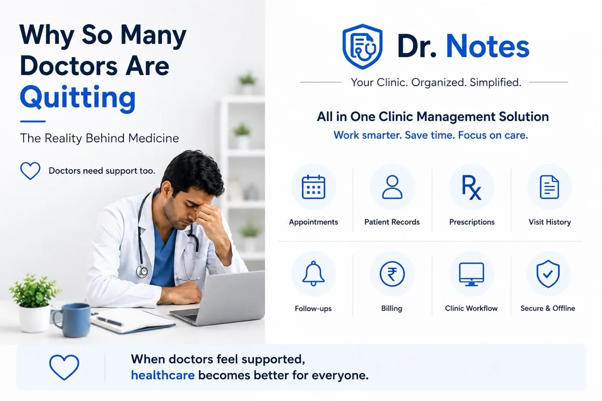 Why so many doctors are quitting medicine - Dr. Notes supports overworked clinicians
